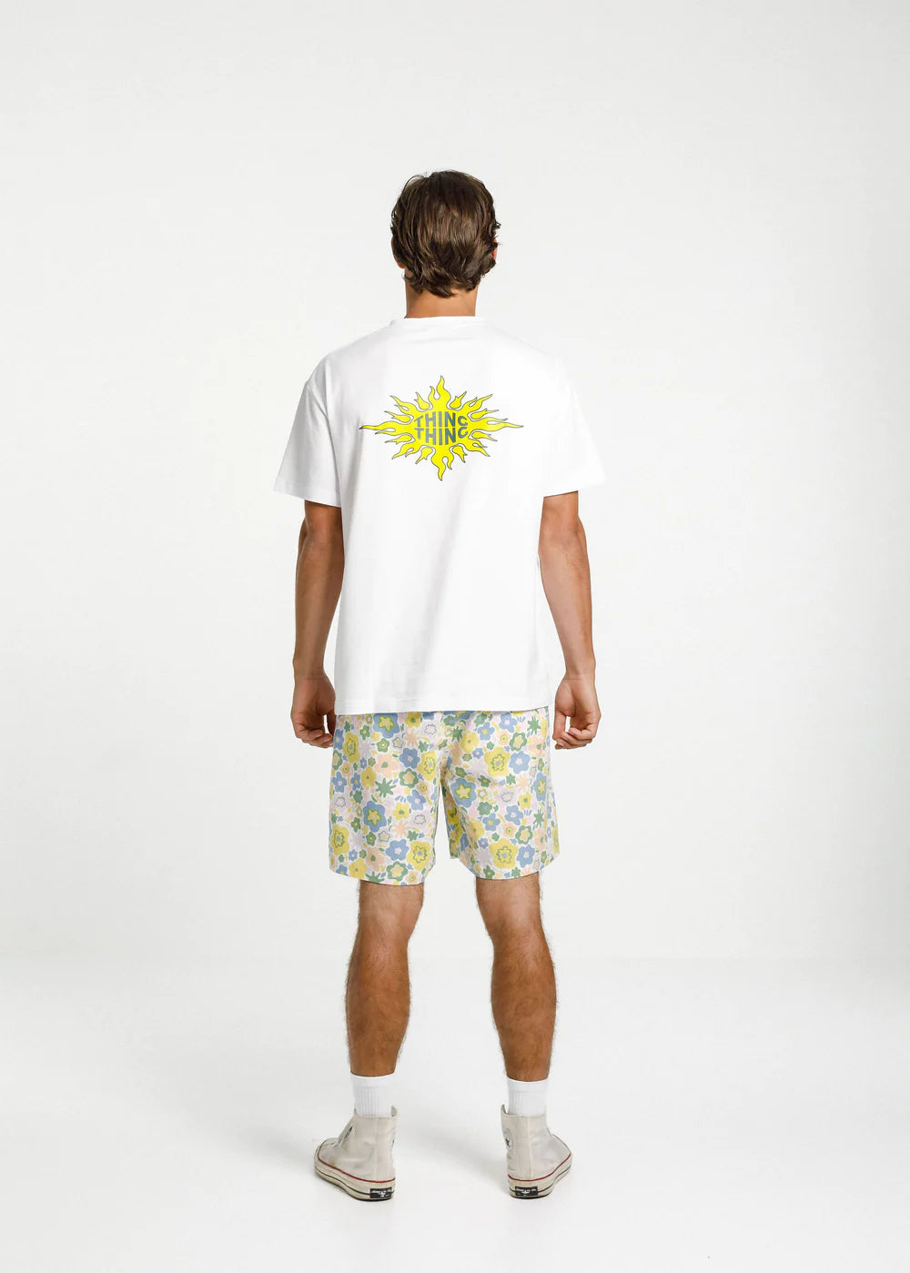 Thing Thing Ample Tee White Flaming Sun
