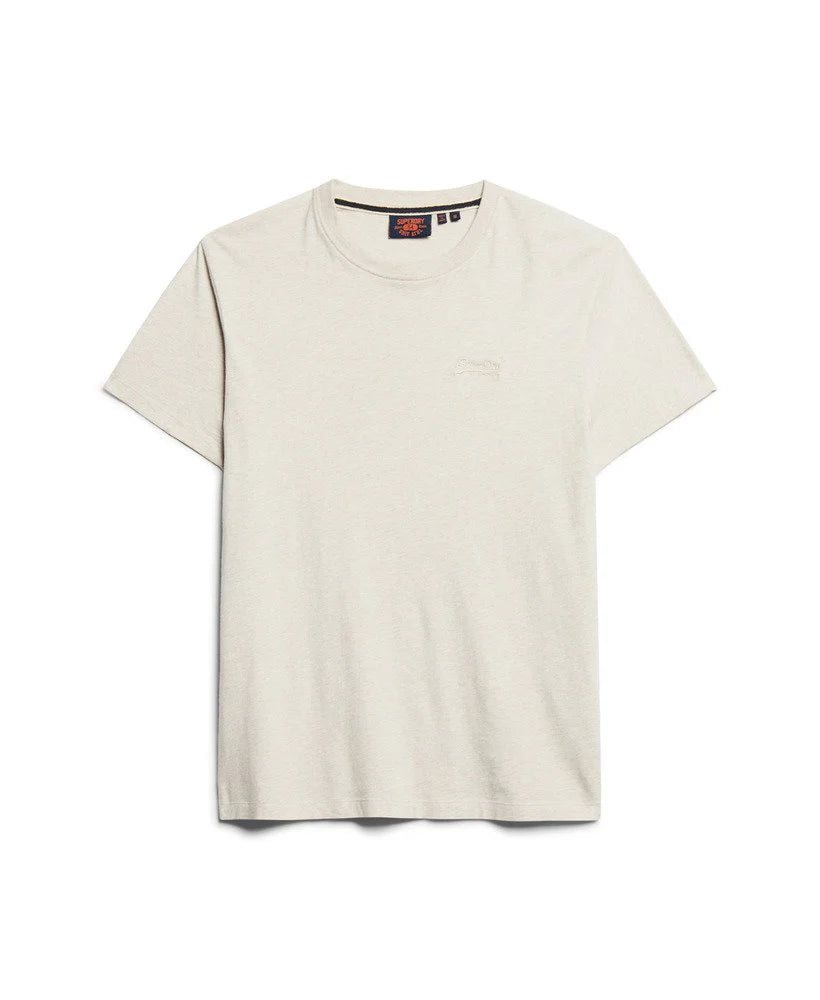 Superdry Essential Logo Tee Oat Cream Marle