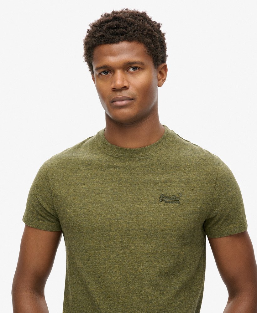 Superdry Essential Logo Tshirt Olive Fleck Marle