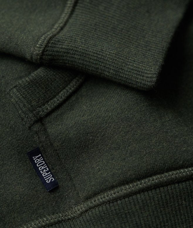 Superdry Essential Logo Hoodie Dark Olive Marle