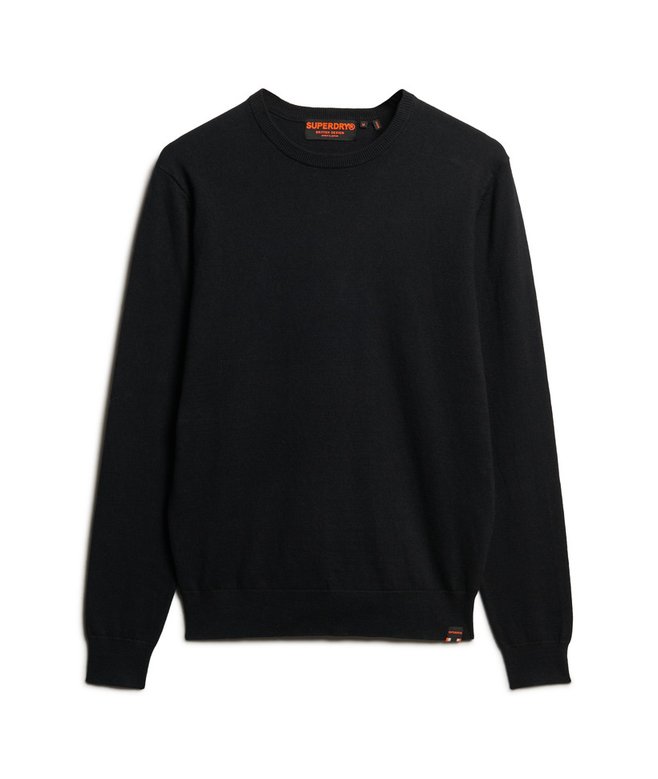 Superdry Essential Cotton/Cashmere Jumper Black