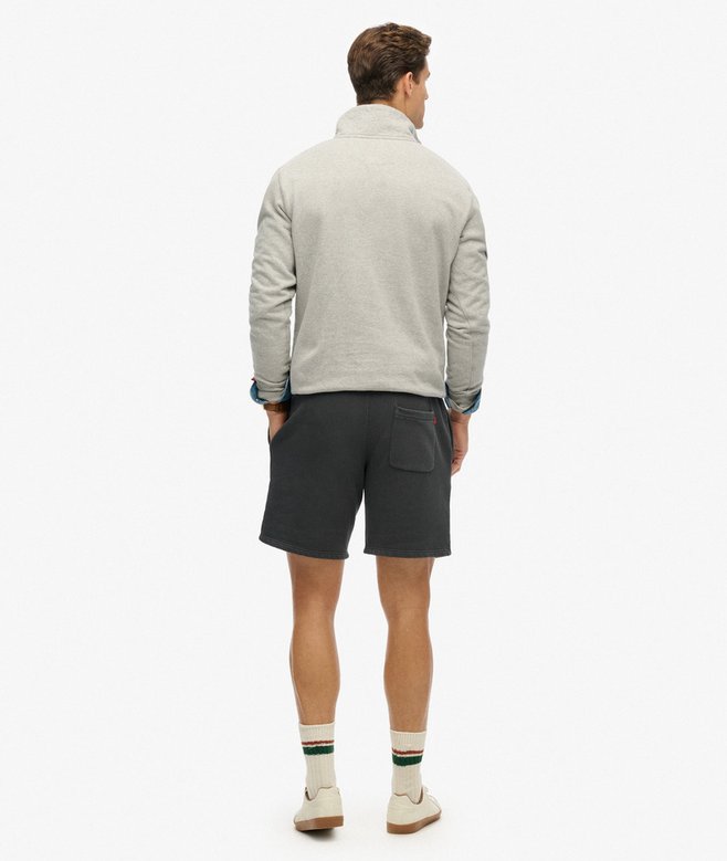 Superdry Micro Logo Short Washed Black