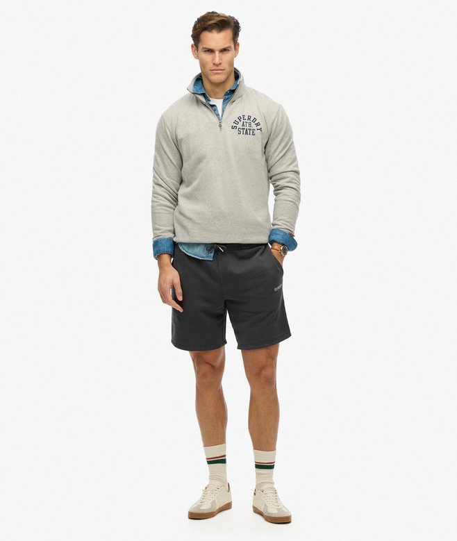 Superdry Micro Logo Short Washed Black