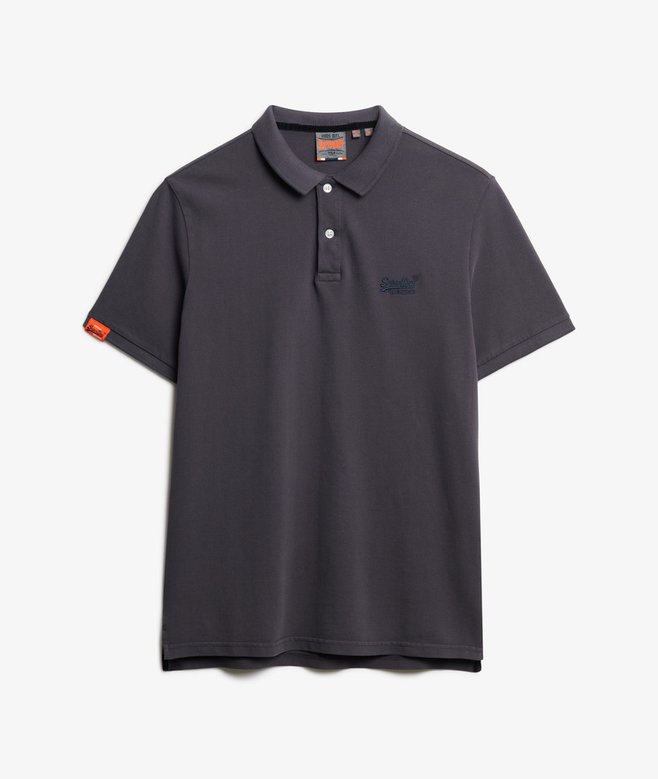 Superdry Vintage Destroy Polo Destroy Graphic Black