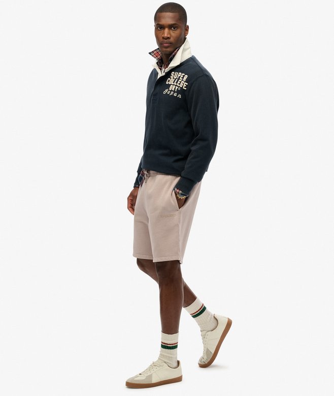 Superdry Micro Logo Short Deep Beige