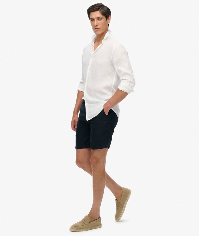 Superdry Merchant Linen Short Eclipse Navy