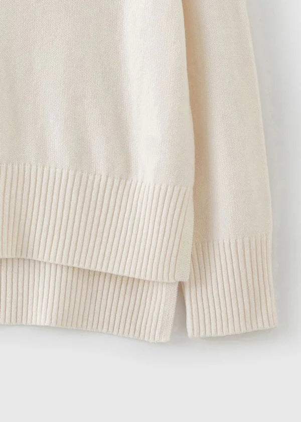 Aleger Cashmere Blend N136W Pullover Winter White