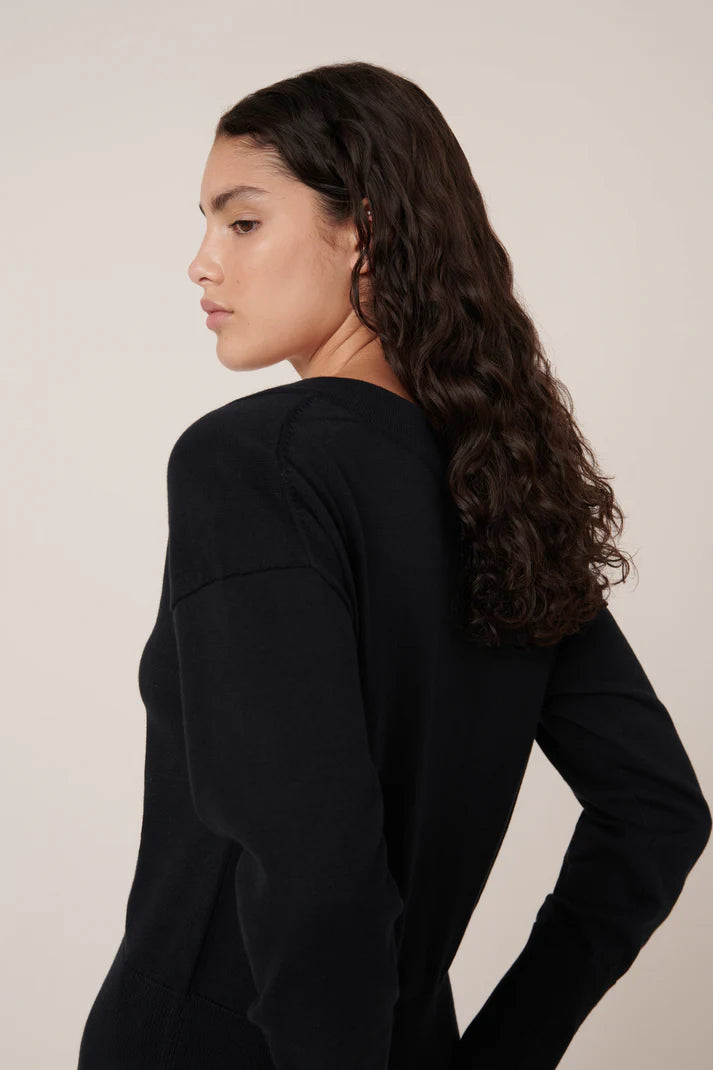 Kowtow Willow Cardigan Black