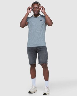 Superdry OL Vintage Emblem Tee Noos Grey Marle