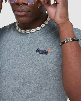 Superdry OL Vintage Emblem Tee Noos Grey Marle
