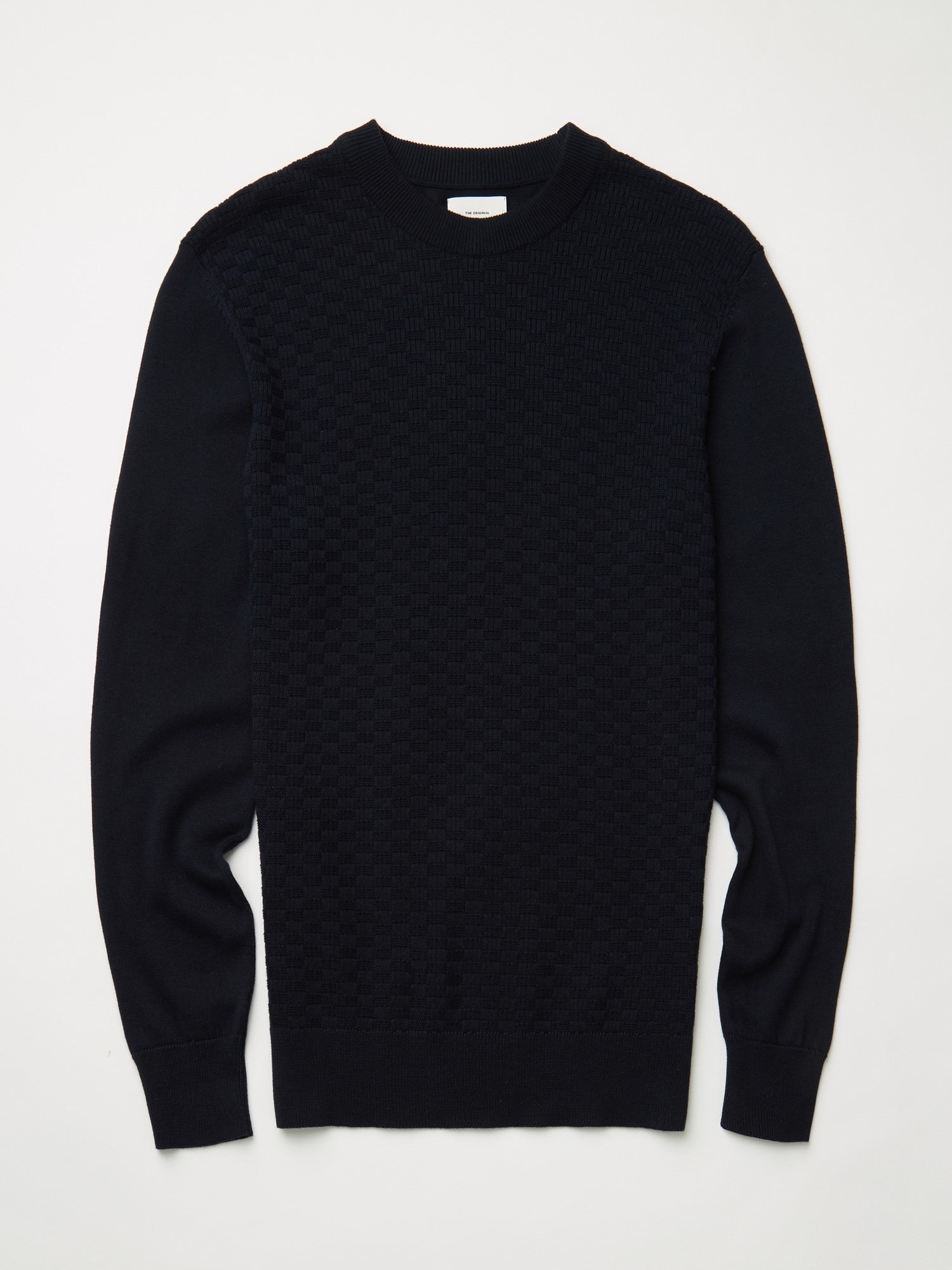 Ben Sherman Textured Front Crew Dark Navy