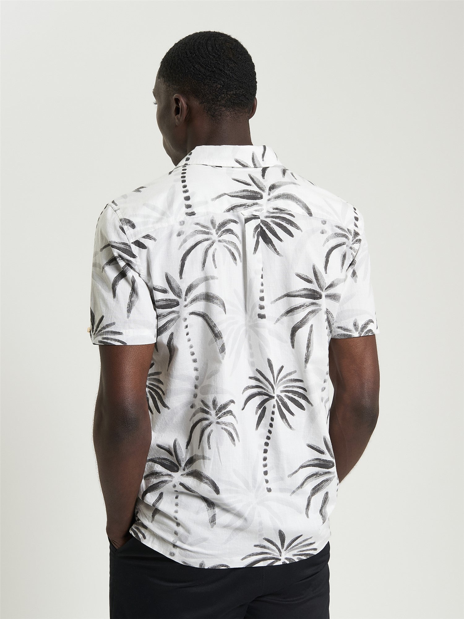 Ben Sherman Palm Print S/S Shirt Palm Print