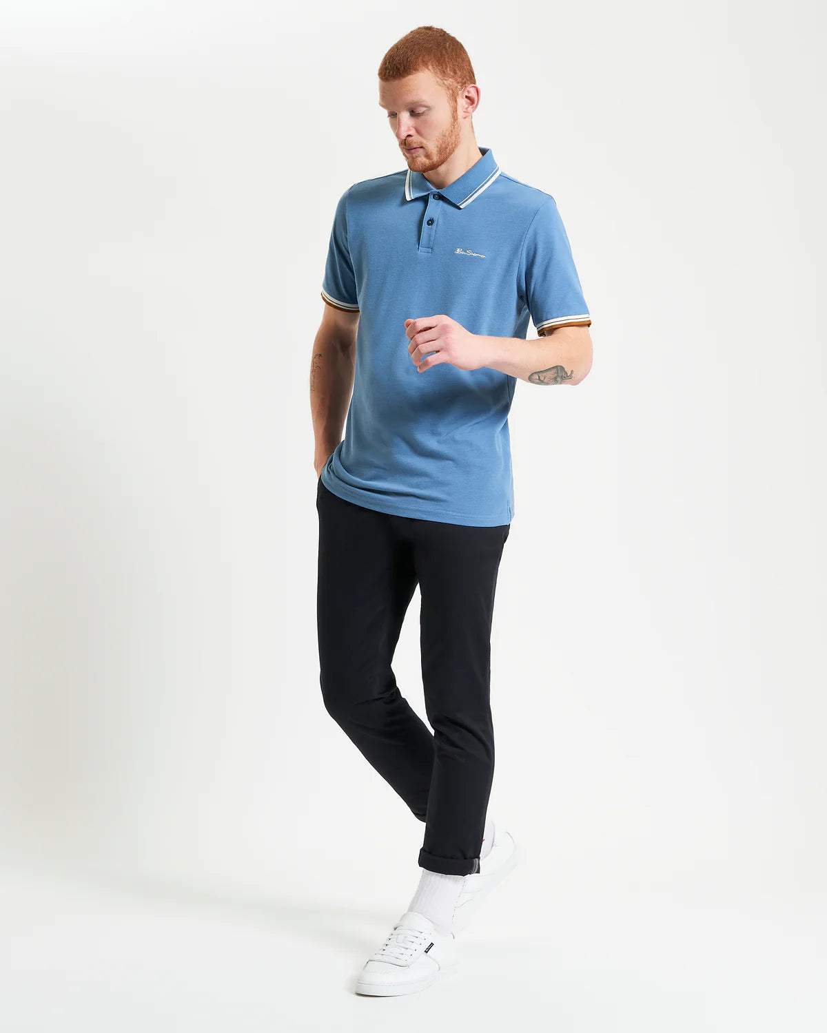 Ben Sherman Signature Pique Polo Airforce