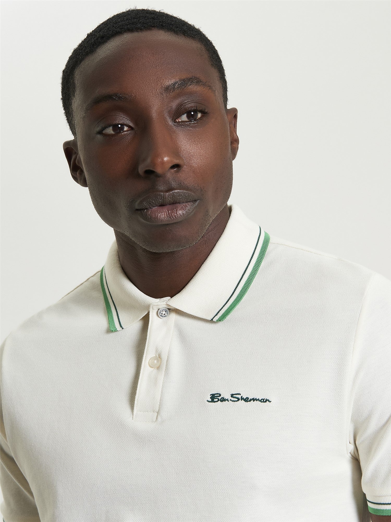 Ben Sherman Signature Pique Polo Ivory