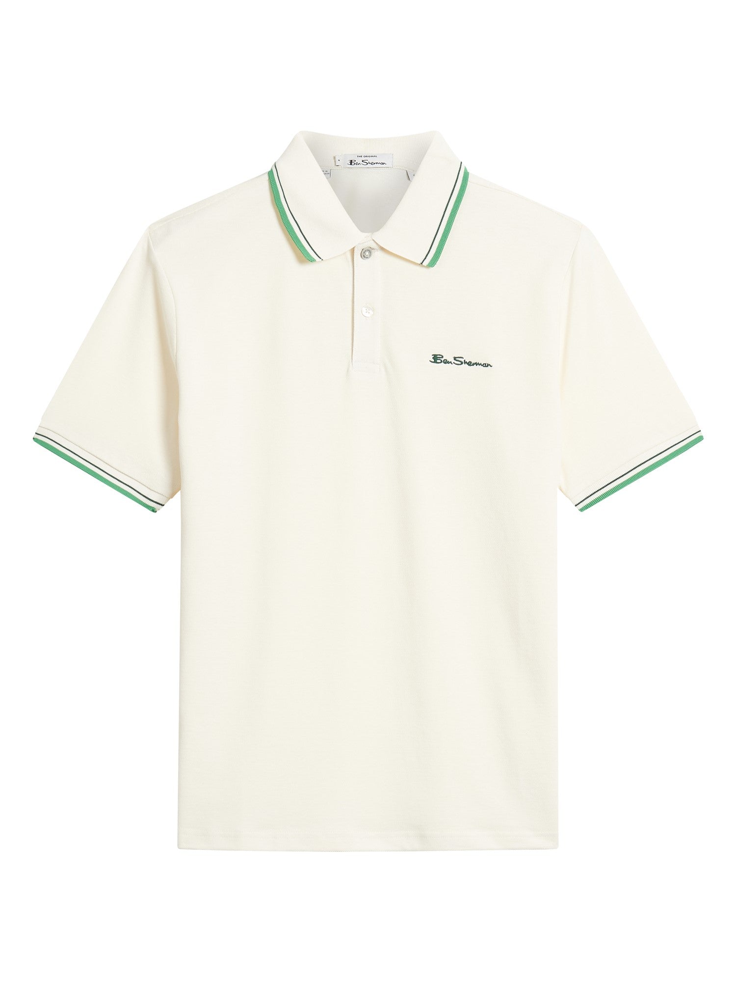 Ben Sherman Signature Pique Polo Ivory