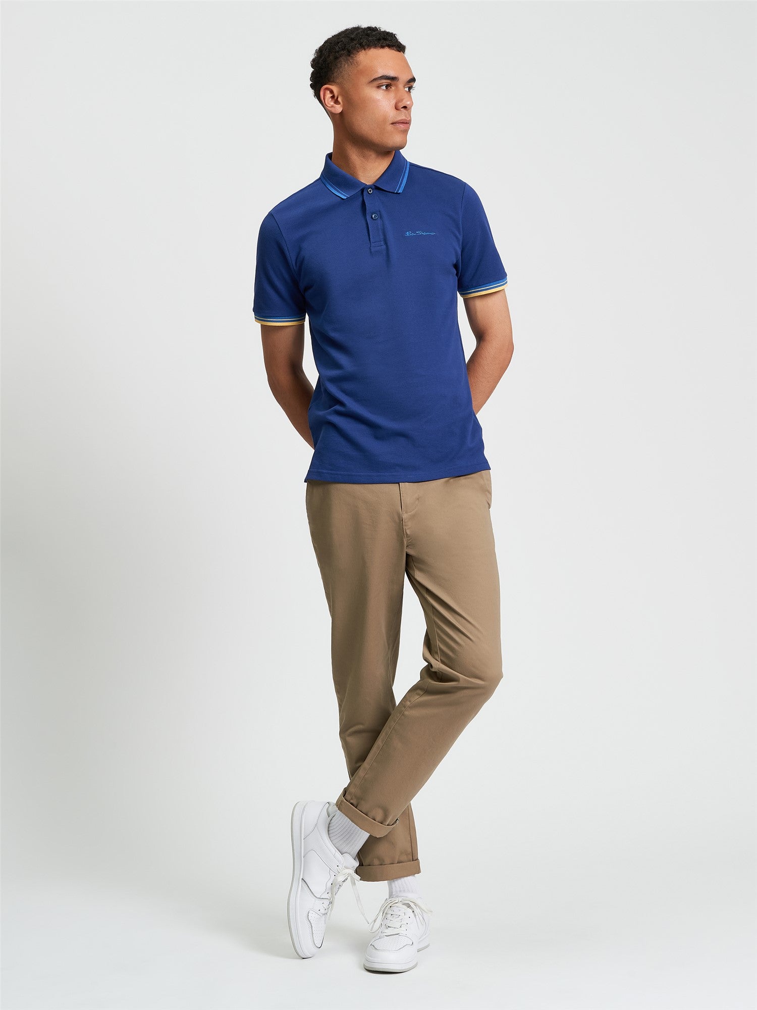 Ben Sherman Signature Polo Persian Blue