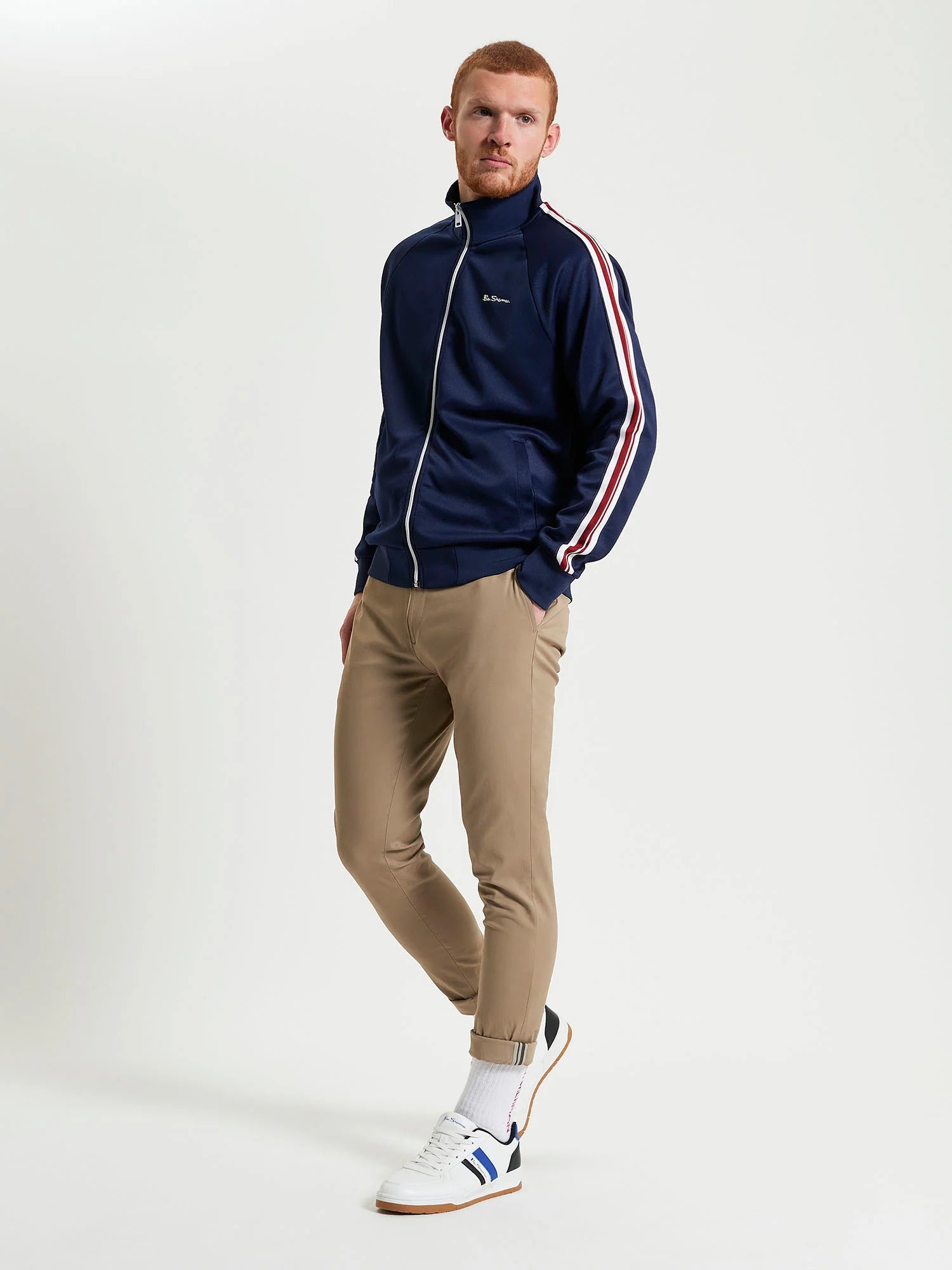 Ben Sherman Signature  Slim Stretch Chino Stone