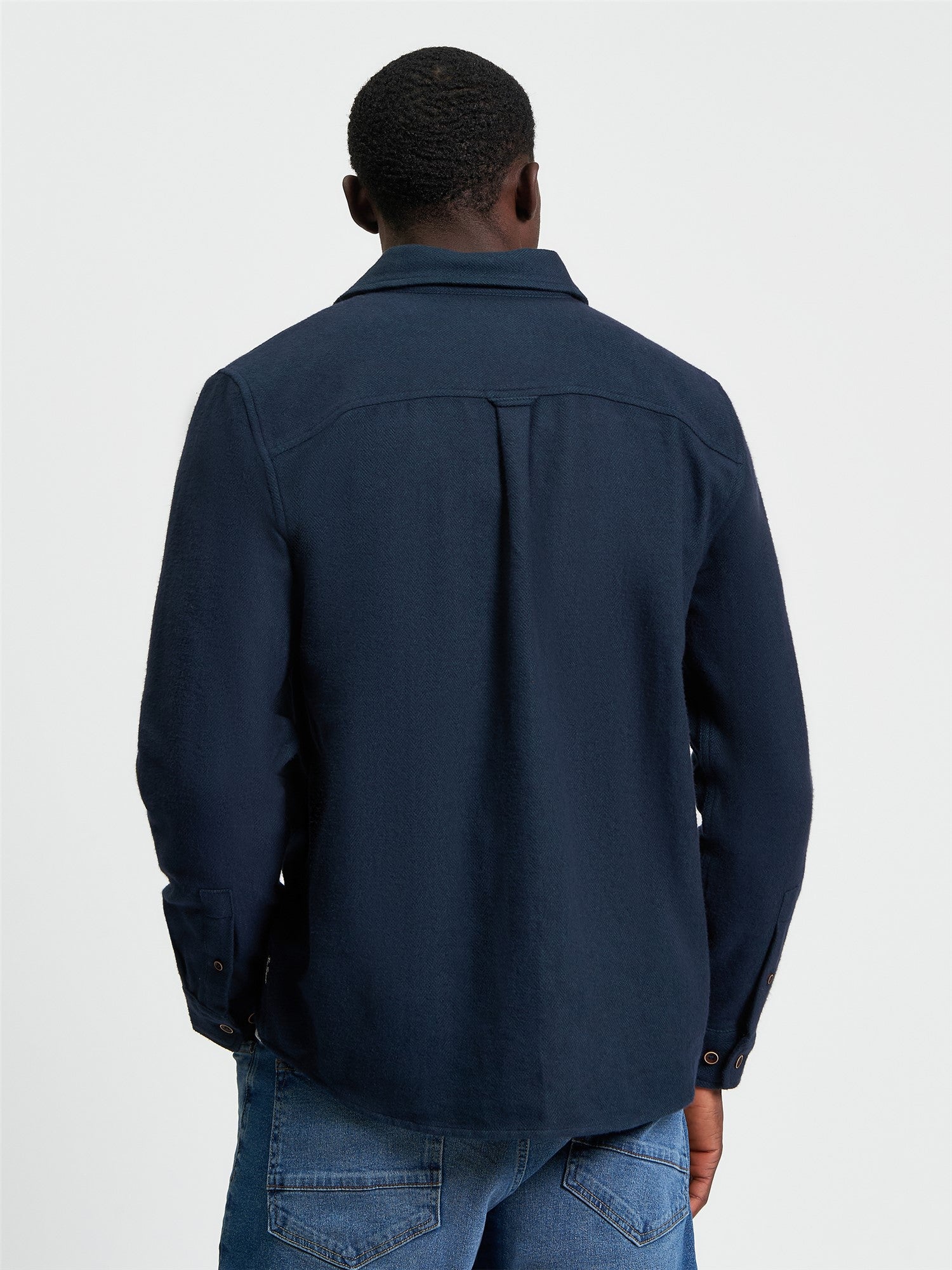 Ben Sherman Brushed Overshirt Dark Green