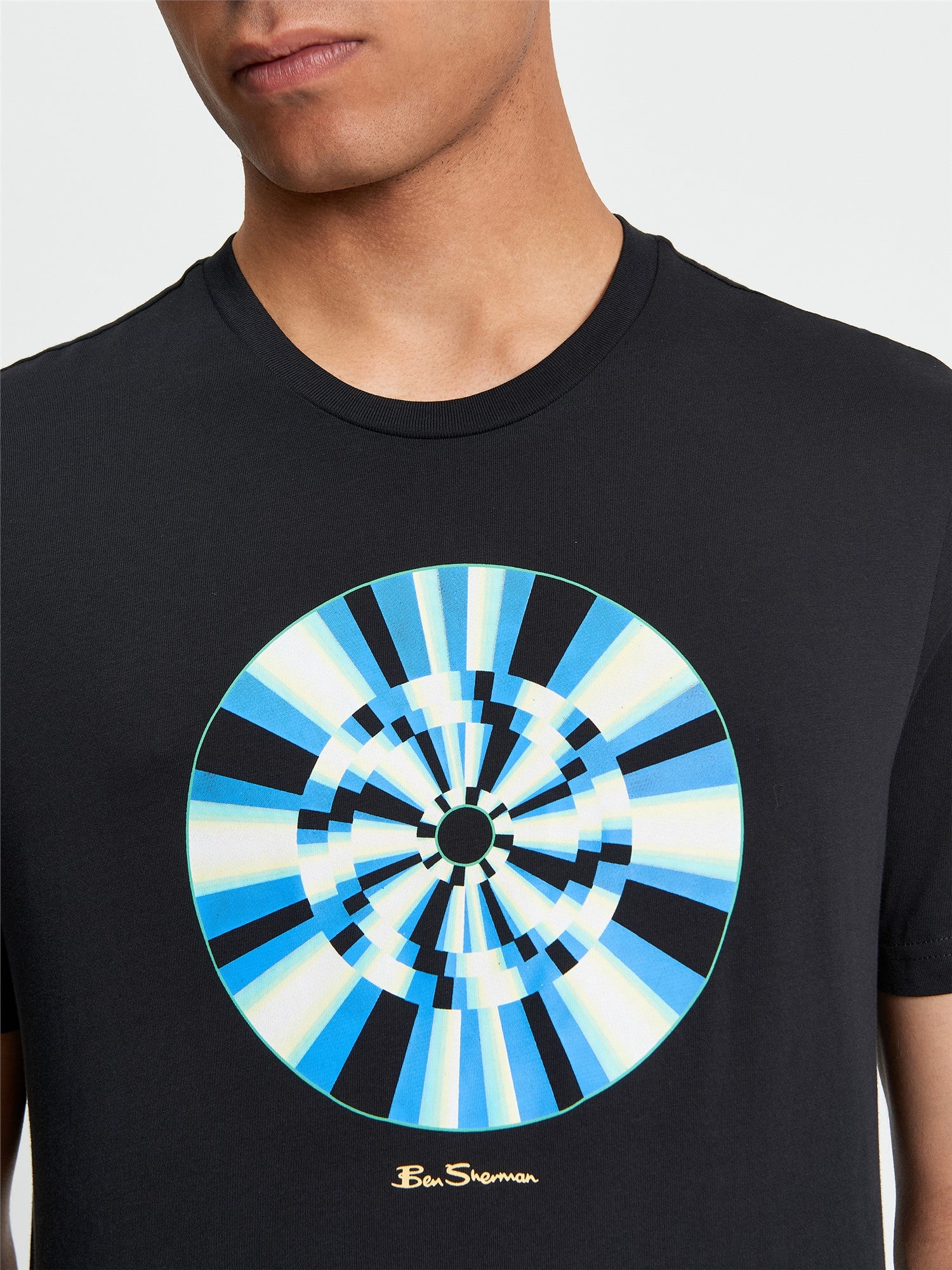 Ben Sherman Disc Target Tee Black