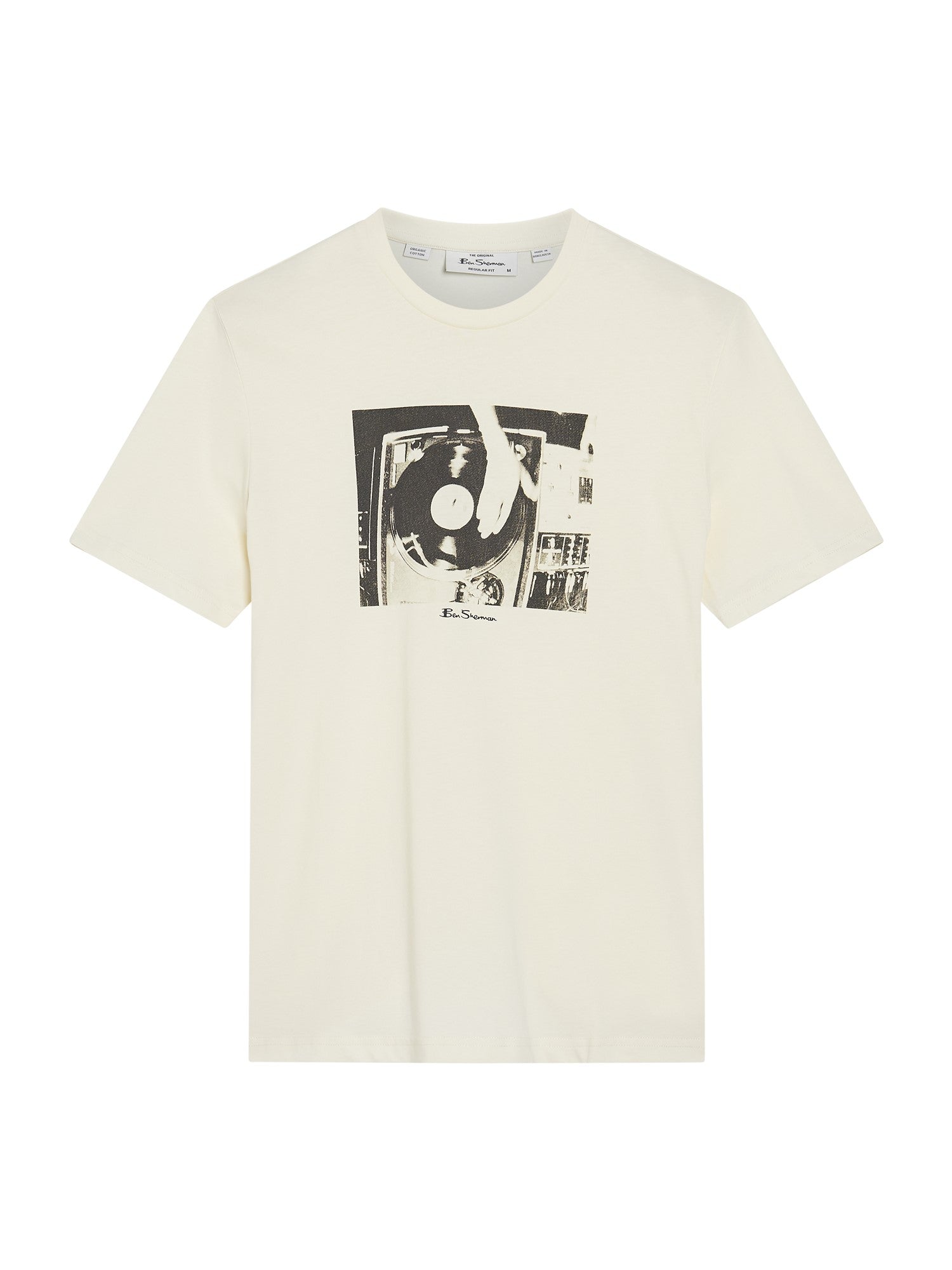 Ben Sherman Turn Table Tee Ivory