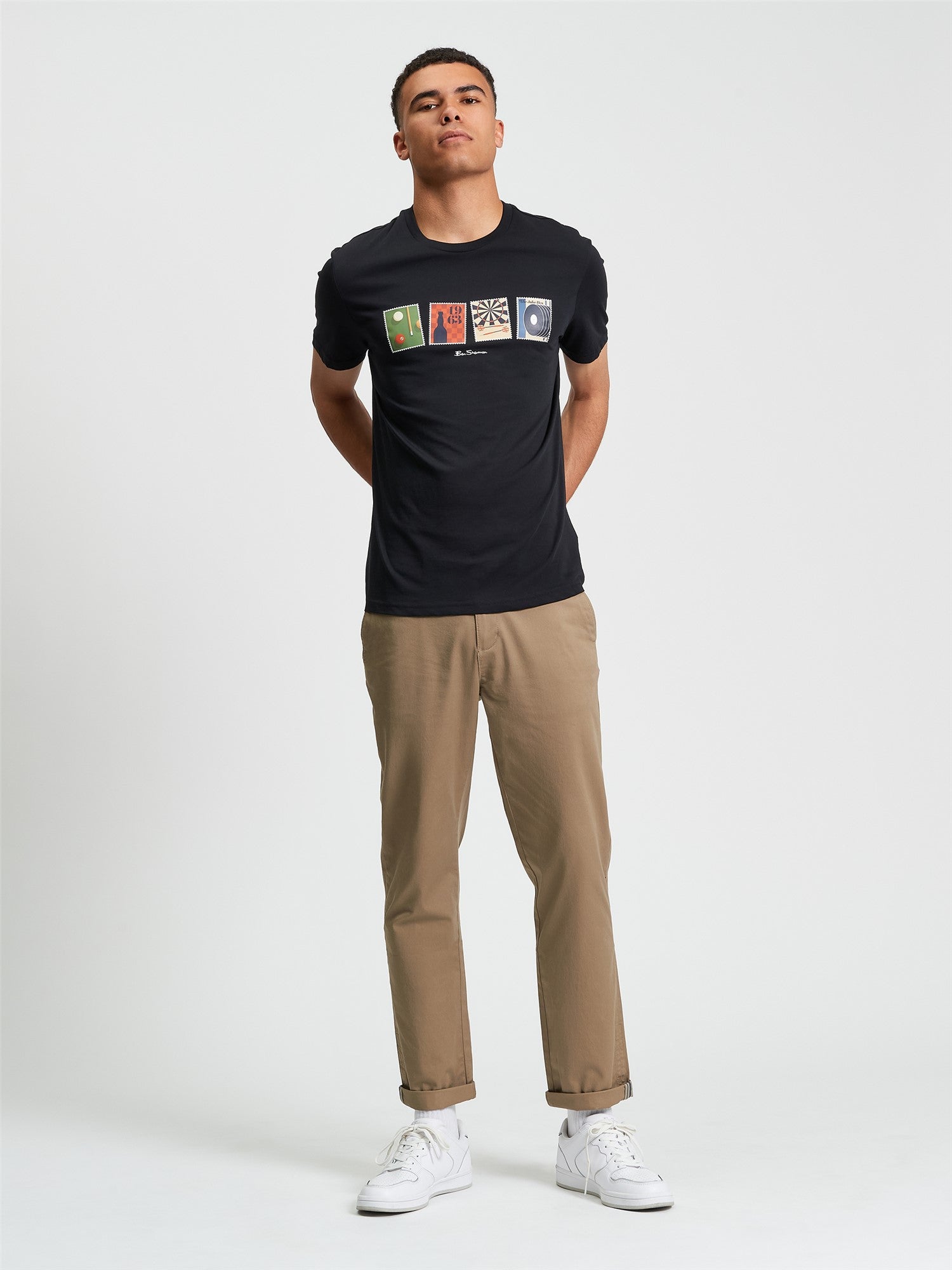 Ben Sherman Pub Sports Tee Black