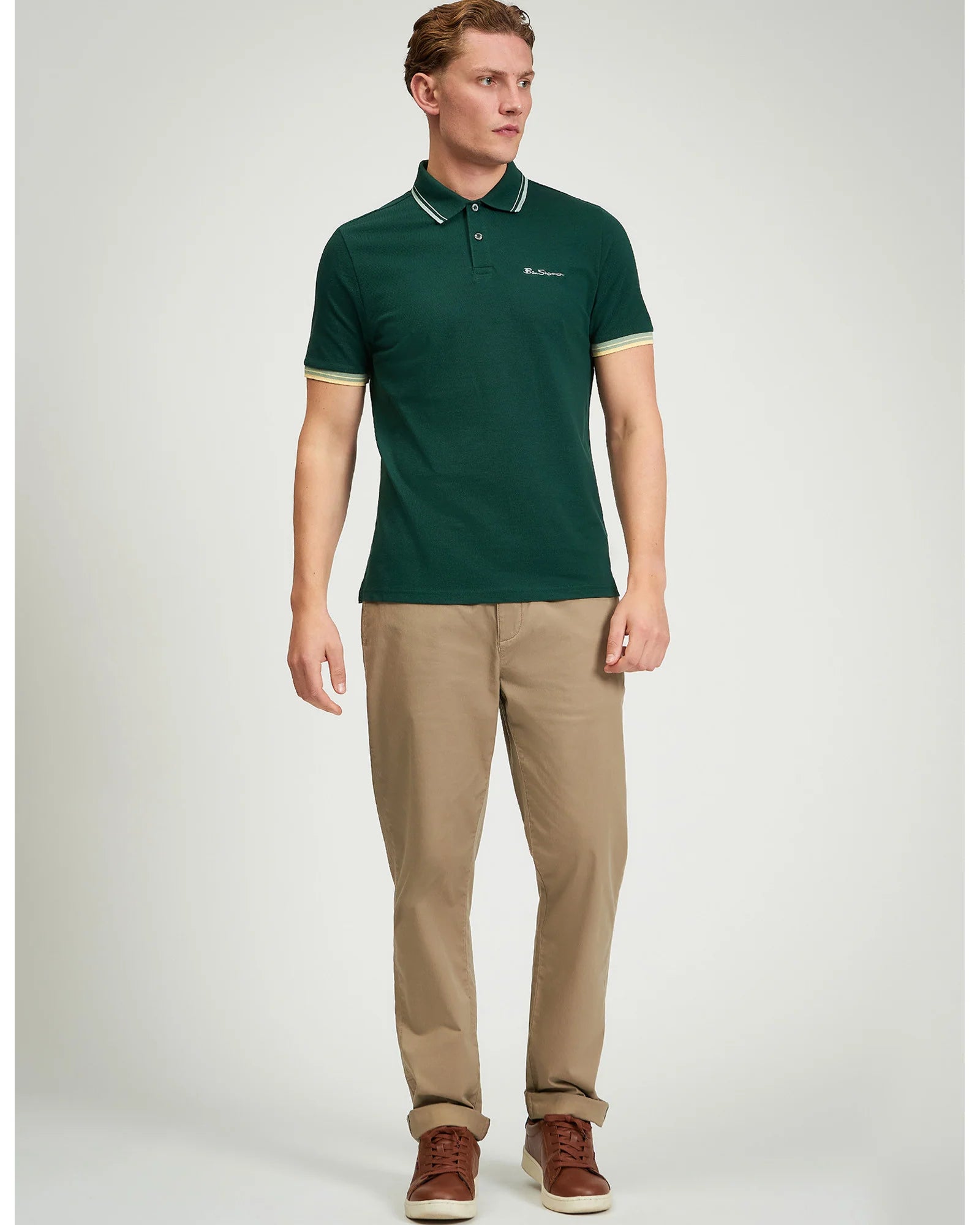 Ben Sherman Signature Pique Polo Forest