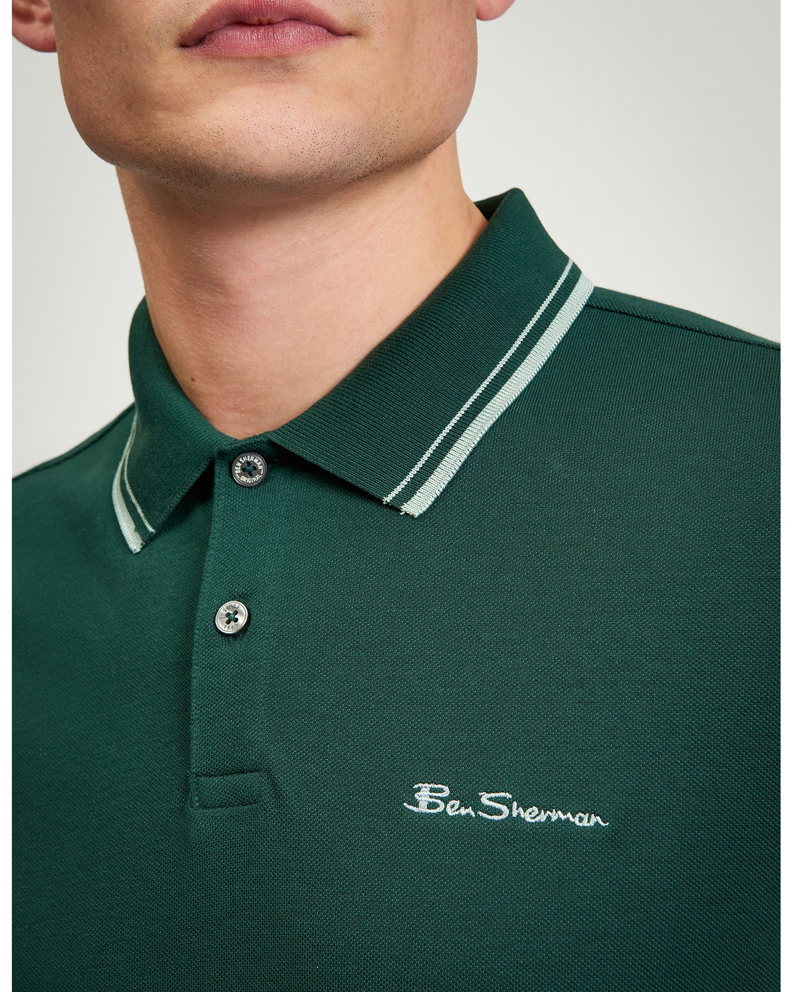 Ben Sherman Signature Pique Polo Forest