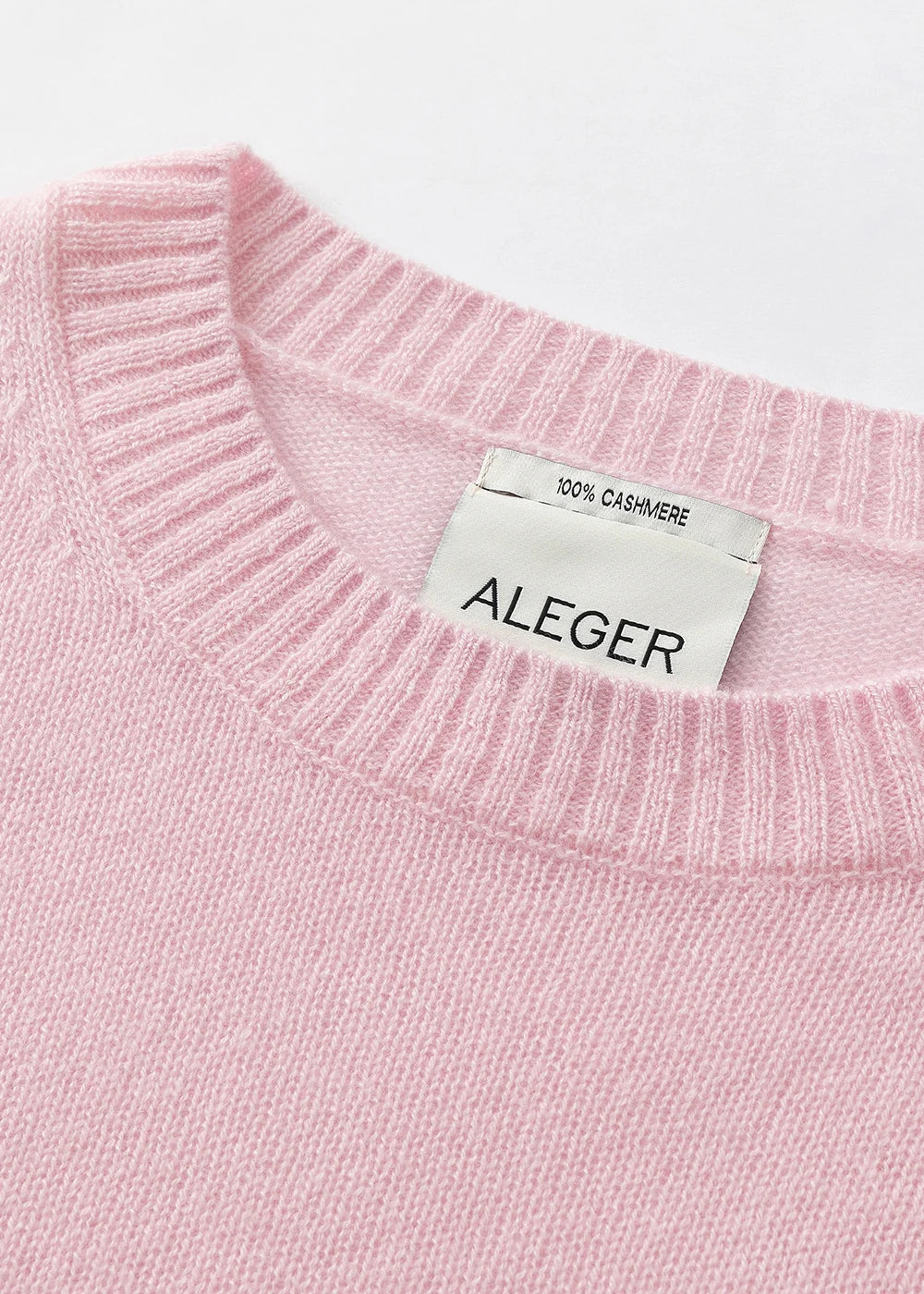 Aleger Cashmere Featherweight Top Pearl Pink