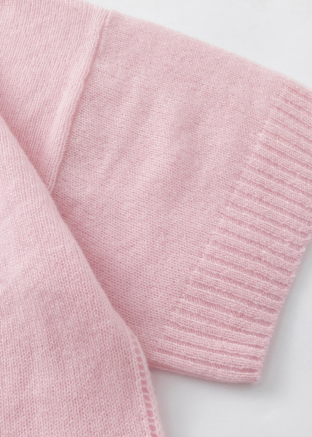 Aleger Cashmere Featherweight Top Pearl Pink