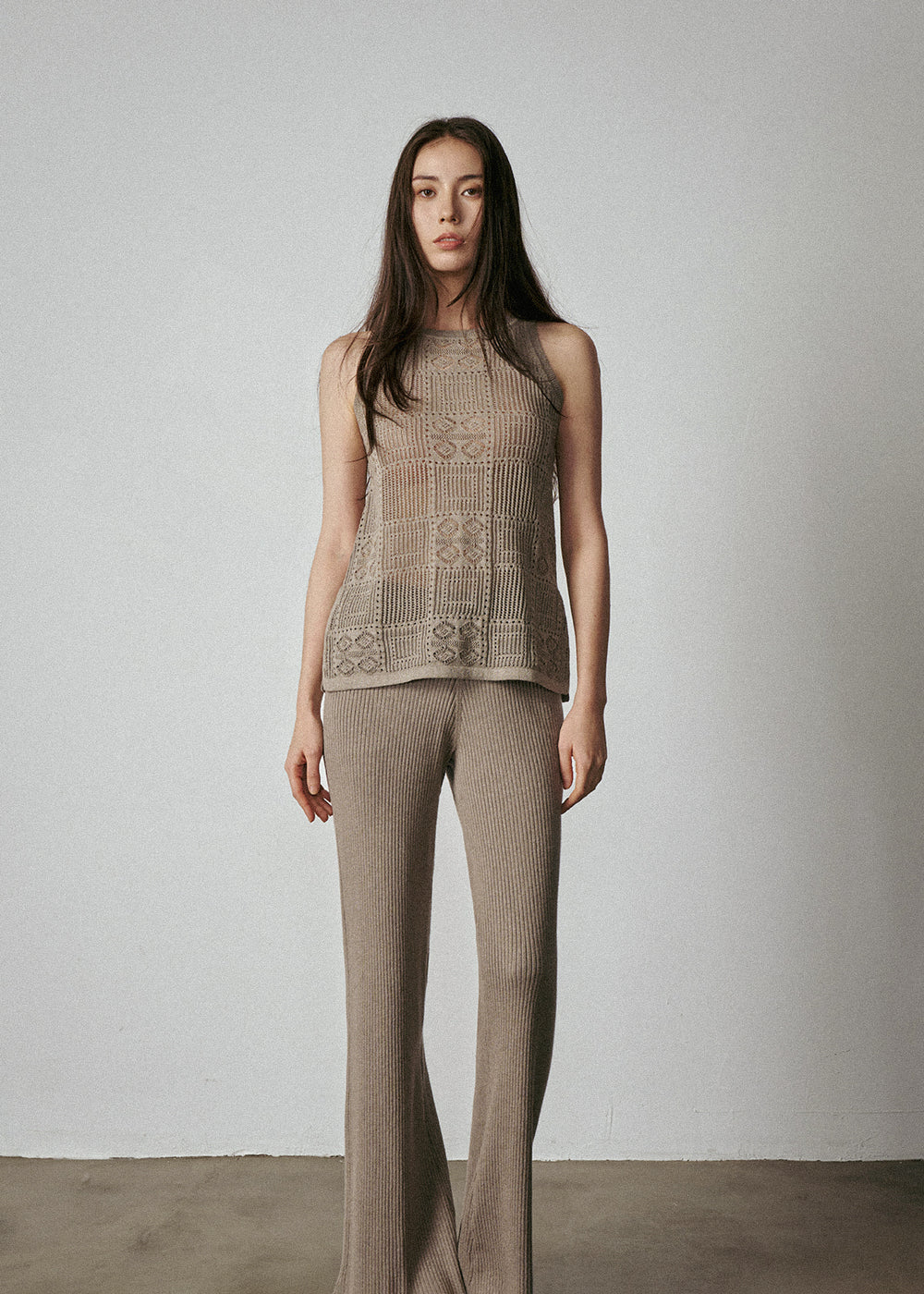 Aleger Guipure Tank Flax Star