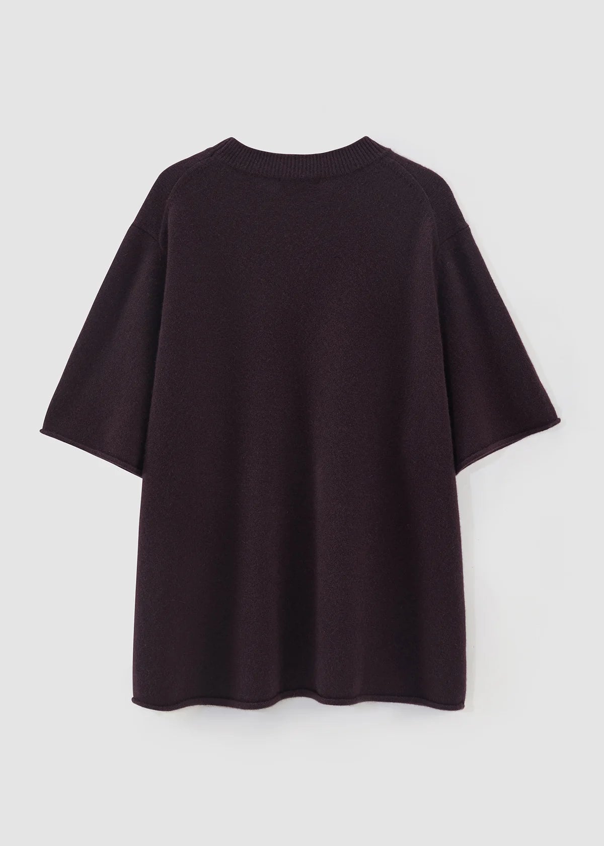 Aleger Cashmere Blend Super Big T Merlot