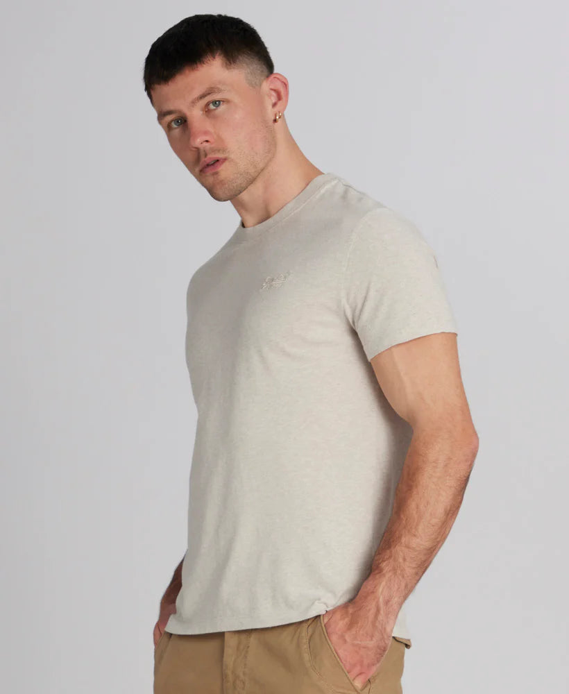 Superdry Essential Logo T-shirt Oat Cream Marle