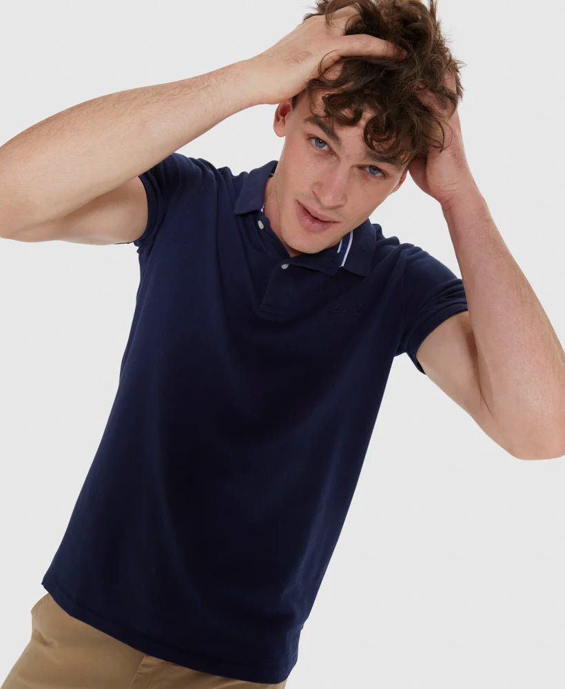 Superdry Classic Pique Polo Rich Navy
