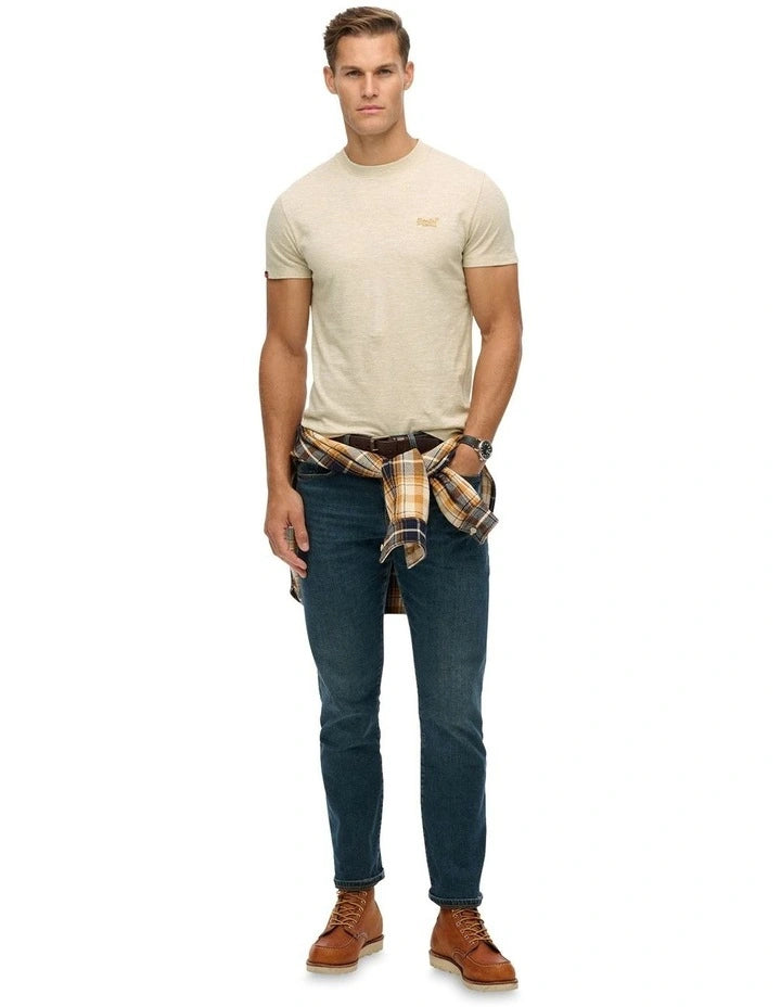 Superdry Essential Logo Tshirt Surplus Neutral Beige Feeder
