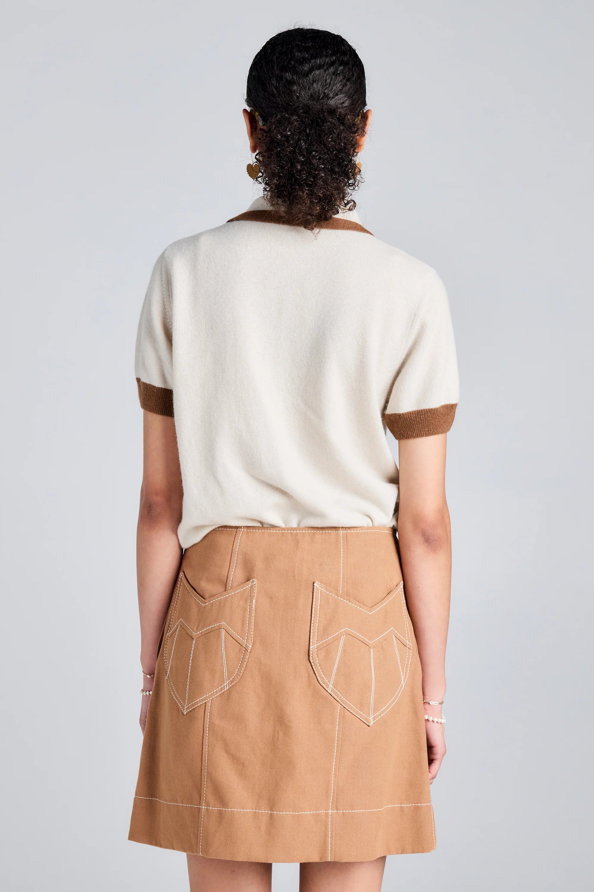 Karen Walker County Skirt Mocha