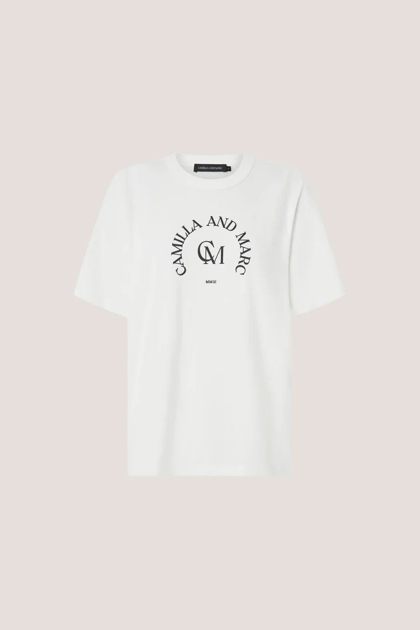 Camilla & Marc Karine Graphic Tee Soft White