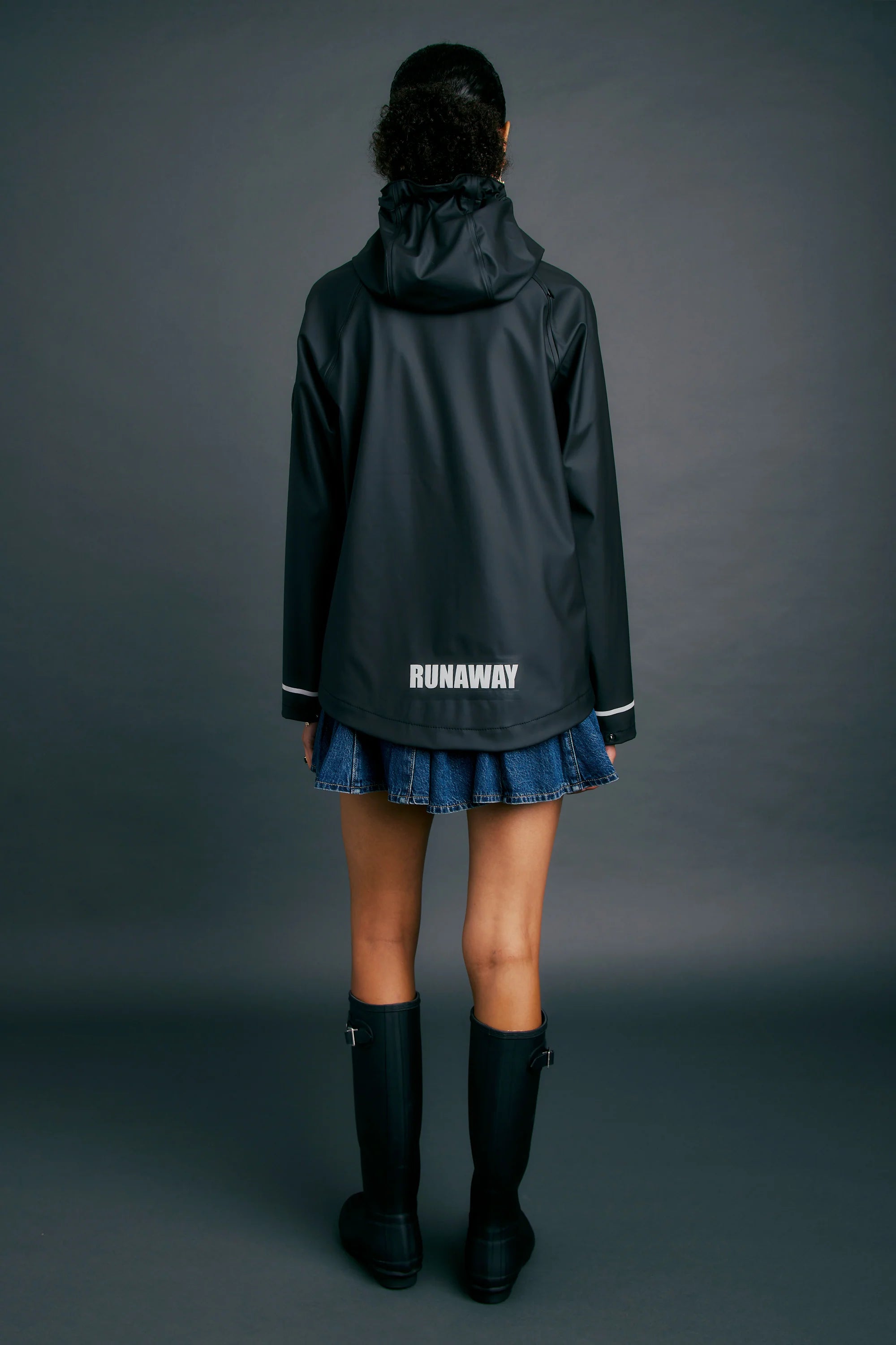 Karen Walker Traverse Rain Jacket Black