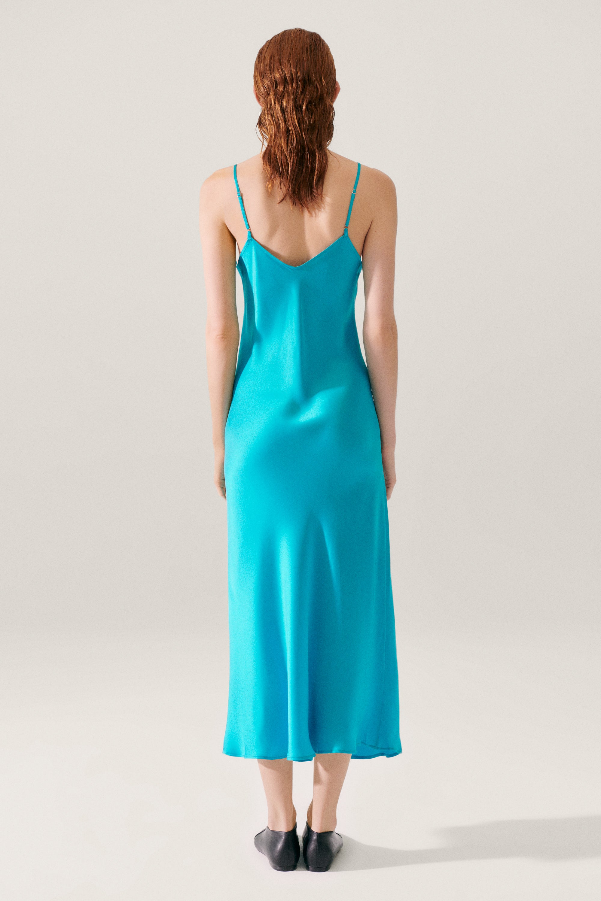 Silk Laundry 90's Slip Dress Oxygen