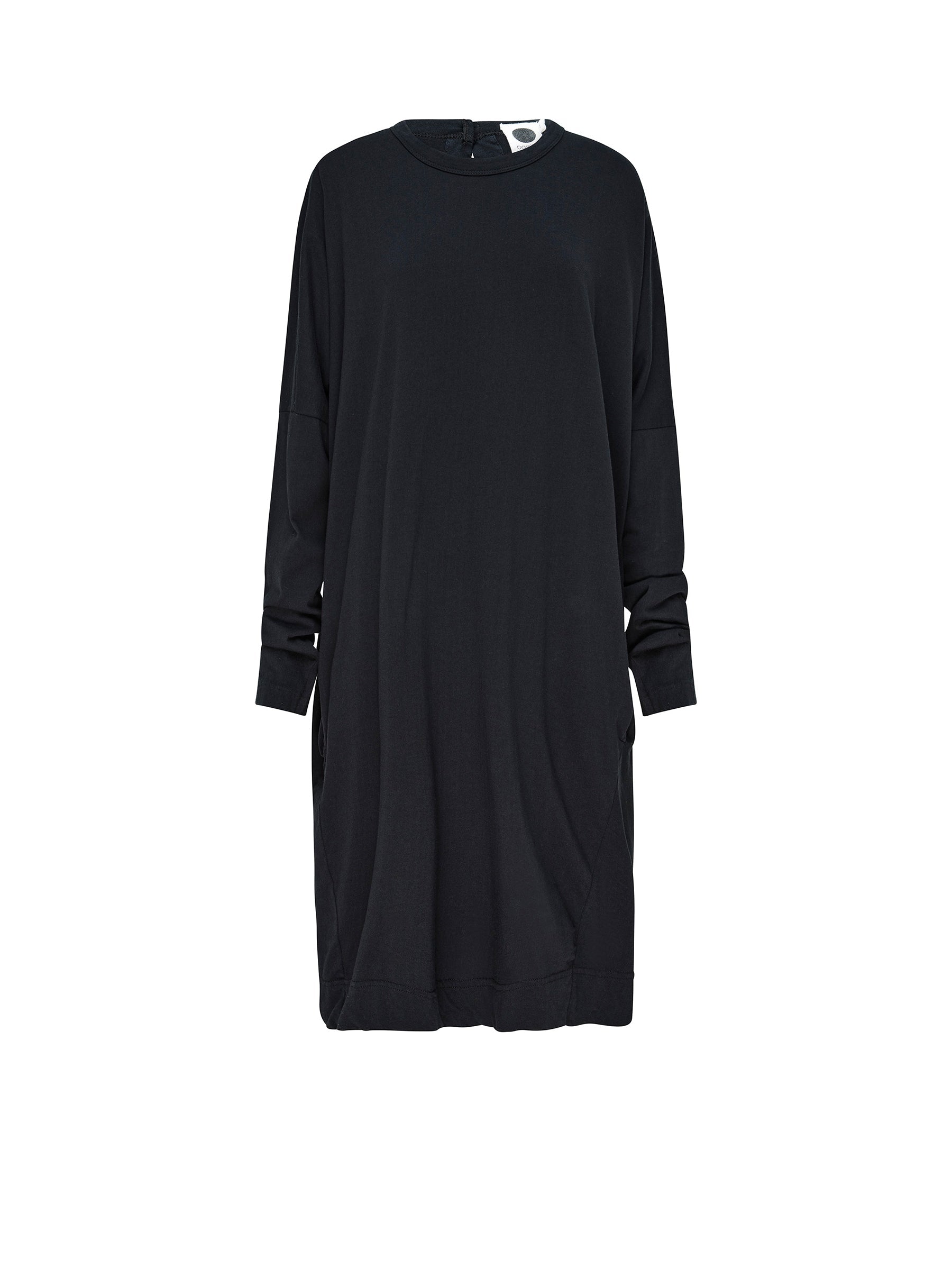 Bassike Circle Jersey Dress Black