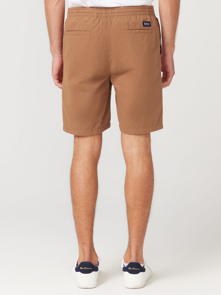 Ben Sherman Elastic Waist Chino Ginger