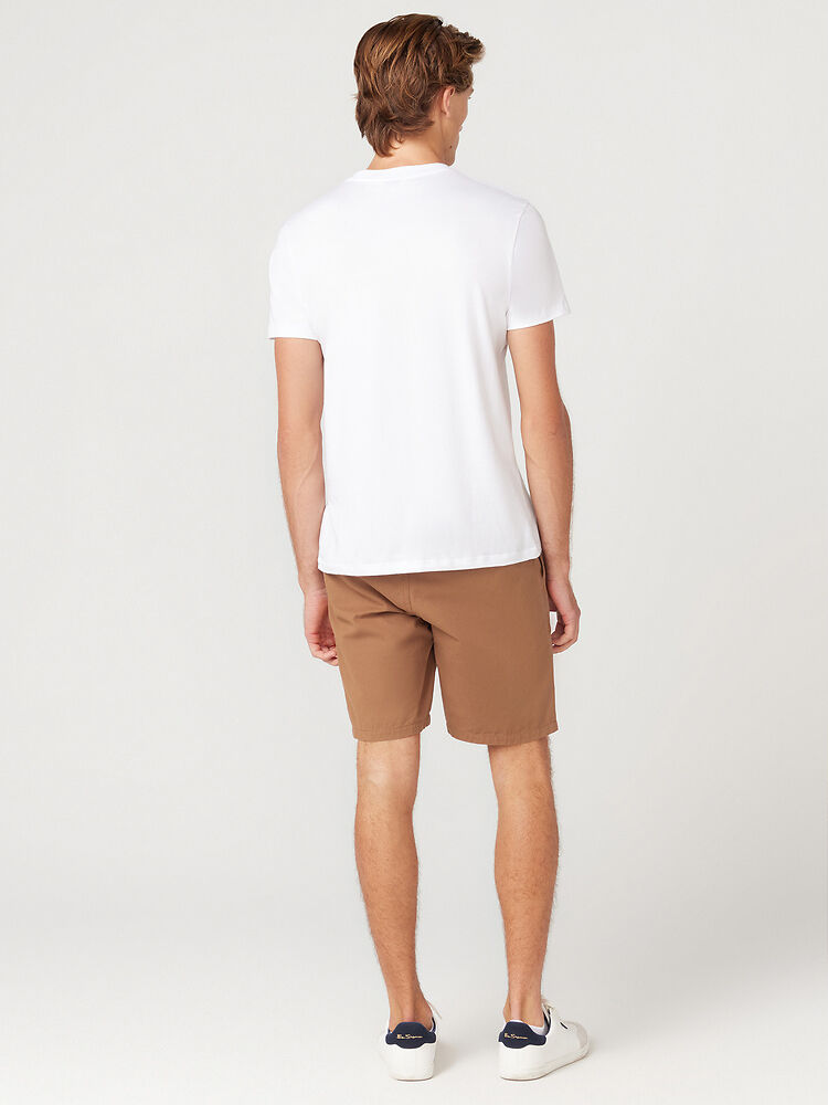 Ben Sherman Elastic Waist Chino Ginger