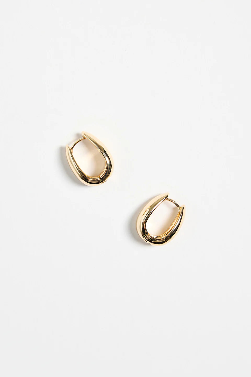 Humble + Heart Chunky Drop Hoop Earrings