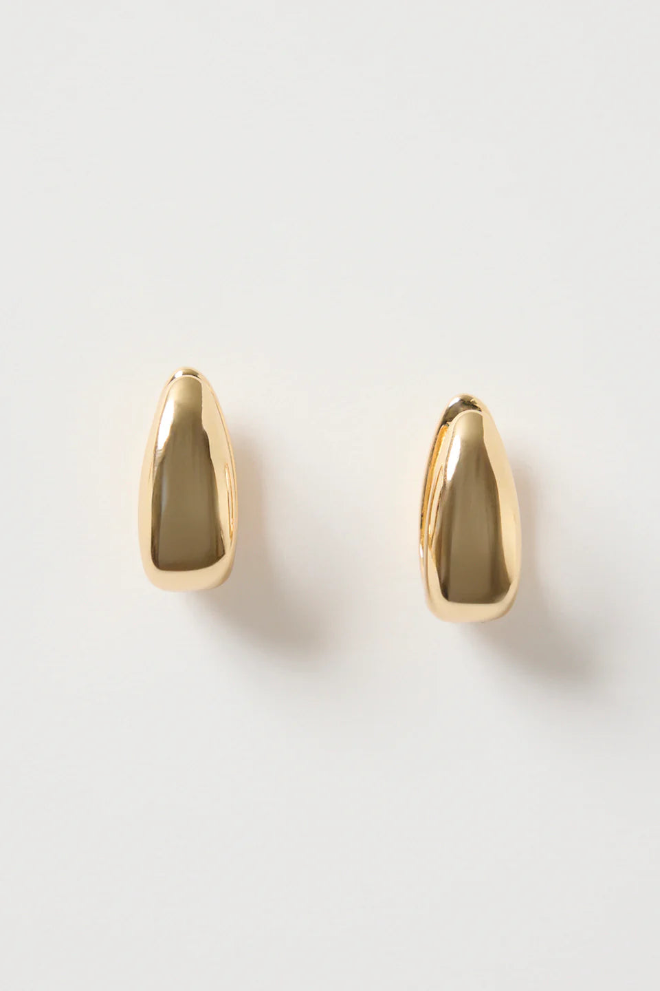 Humble + Heart Chunky Drop Hoop Earrings
