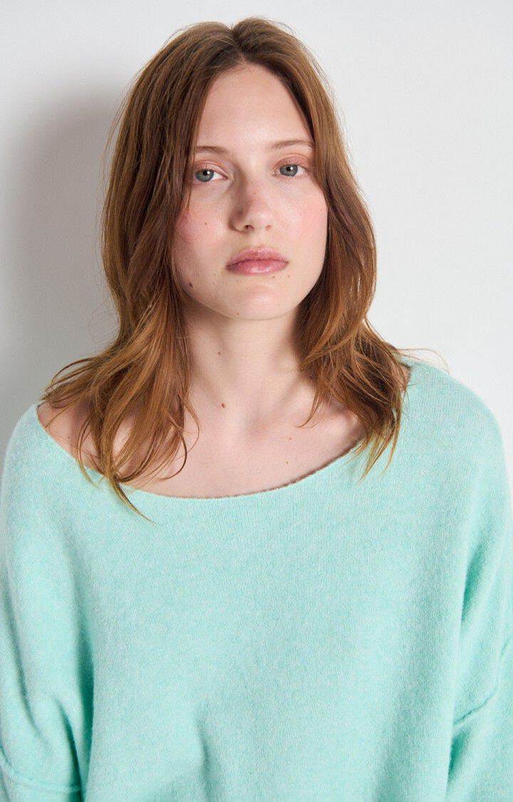 American Vintage Damsville 225 Pullover Lagoon Melange