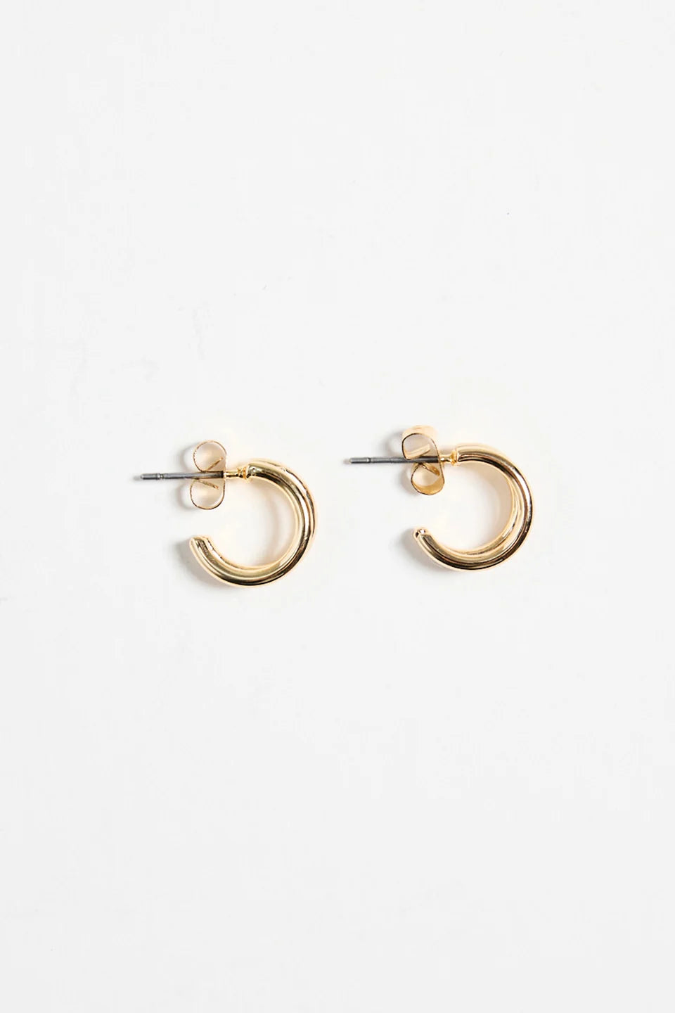 Humble + Heart Double Loop Gold Earrings