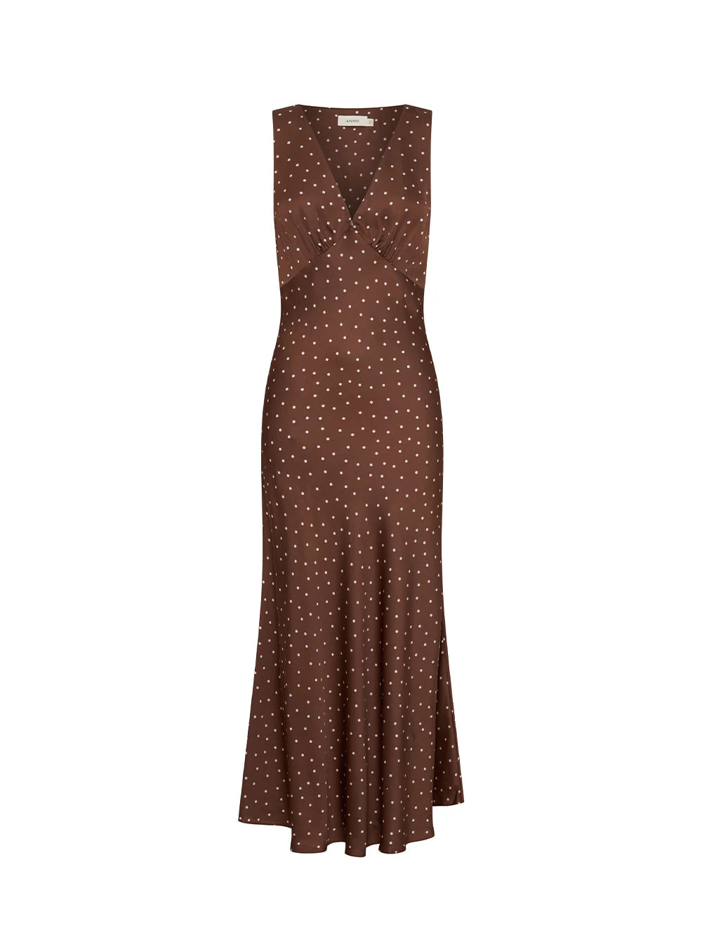 Kivari Edie Midi Dress Brown