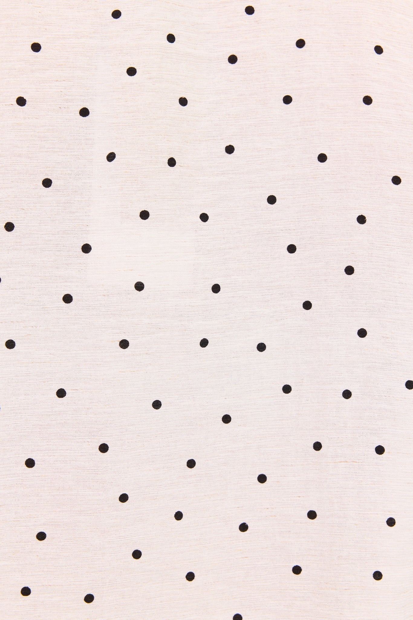 Ivy + Jack Garnish Cream Black Polka Dot Frill Front Mid Sleeve Top