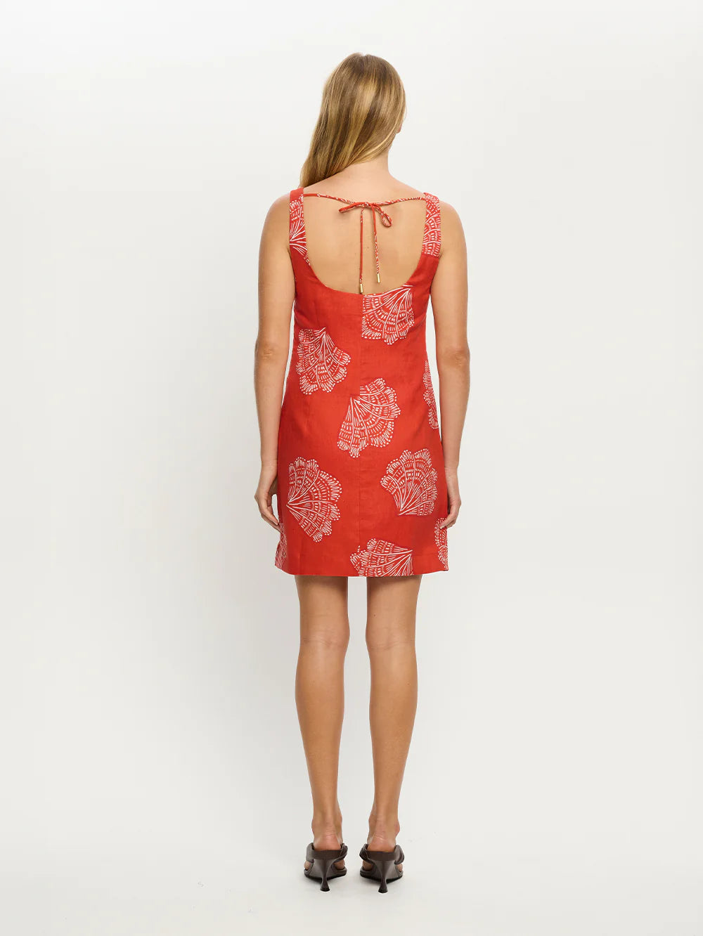 Kivari Indira Mini Dress Coral