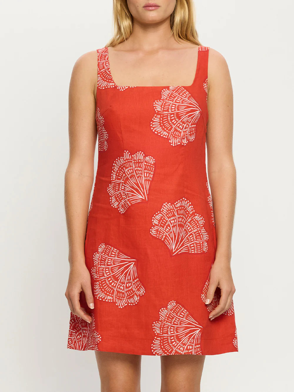 Kivari Indira Mini Dress Coral