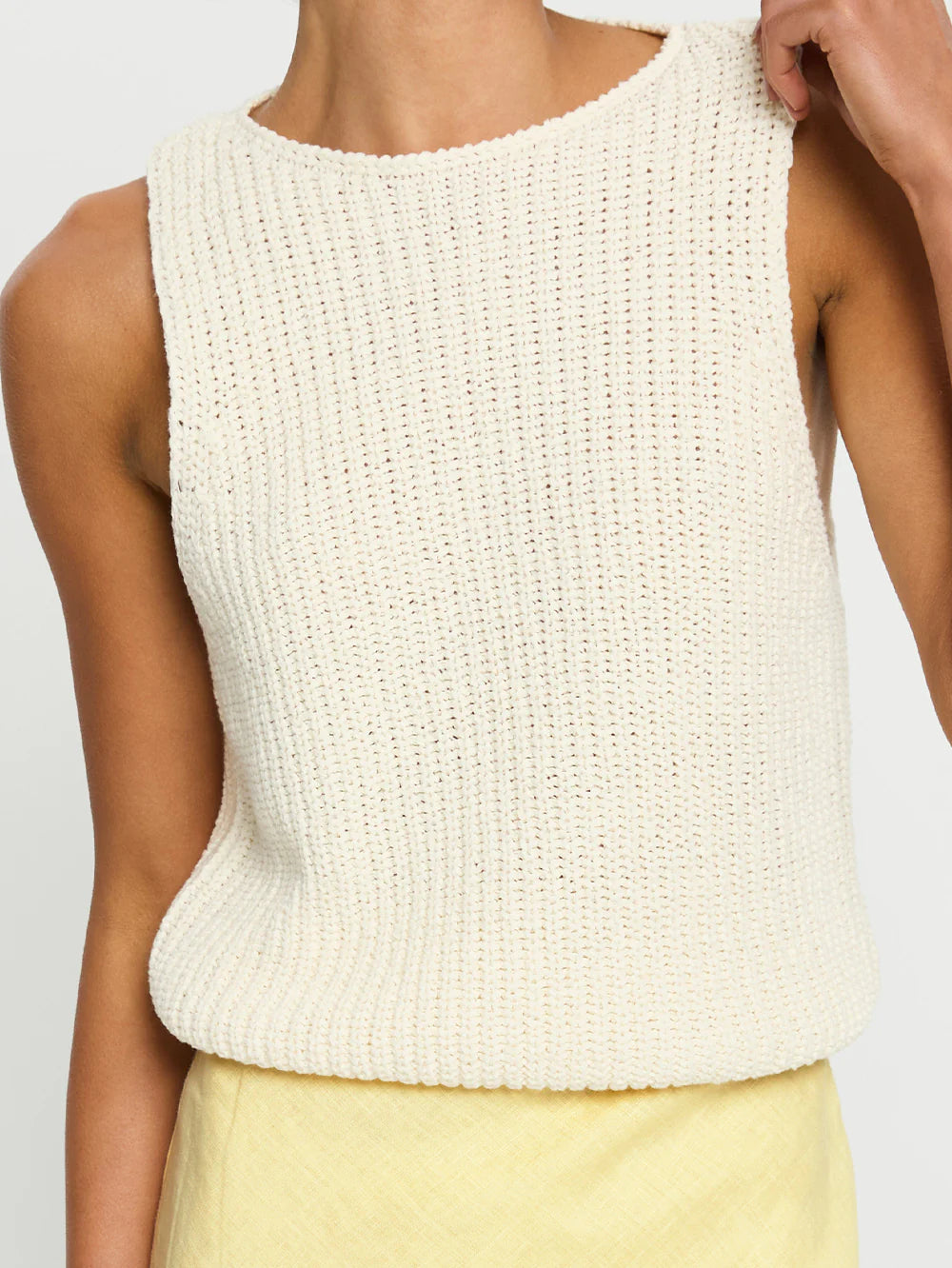 Kivari Ivy Knit Cami Natural